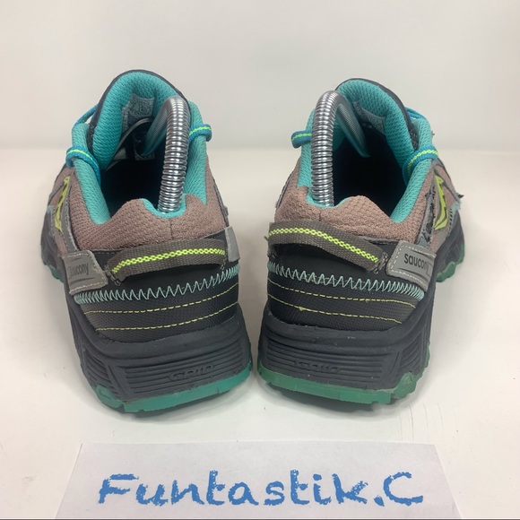 ❌SOLD❌Saucony Grid Raptor TR S15283-2, Gray & Teal, Womens Running Shoes Size: 9 - Picture 4 of 13